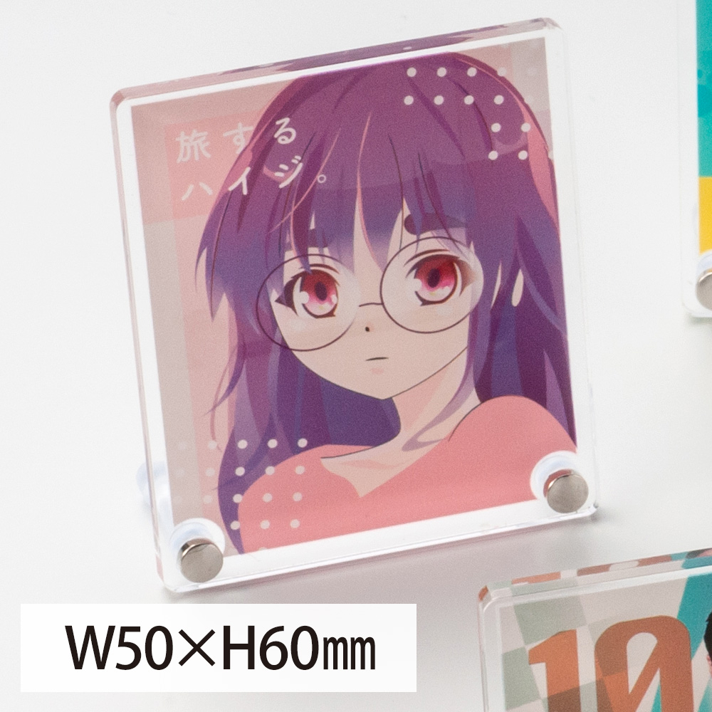 アクリルミニフォトスタンド　（W50×H60mm）