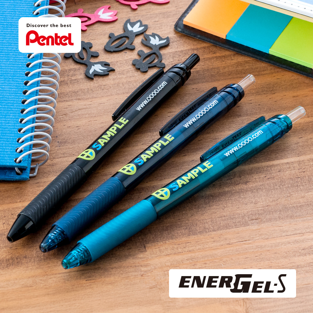 エナージェルエス　0.5mm【名入れボールペン】