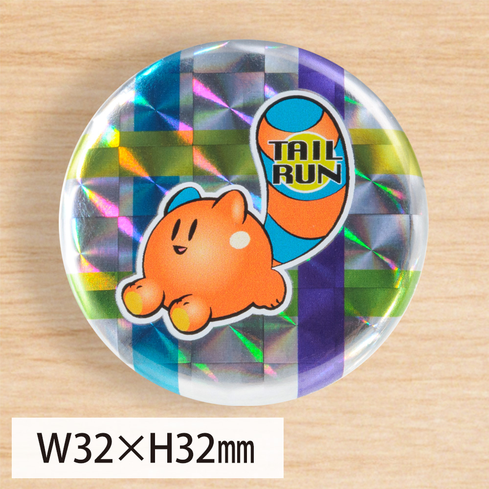 ホログラム缶バッジマグネットΦ32mm